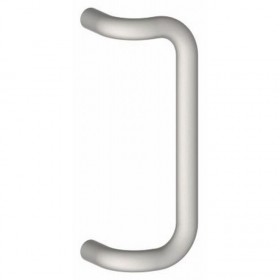 Hager 11E3 6" Length, 3/4" Round, 90 Degree Offset Pull, # 059597 - Bright Brass