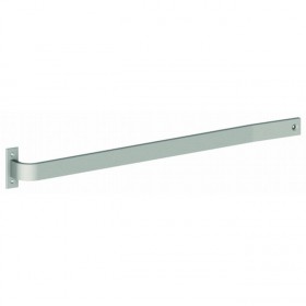 Hager 125S3 Bent Push Bar - Bright Brass