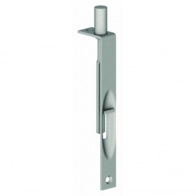 Hager 141315 Square Corner Flush Bolt, # 035457 - Satin Nickel