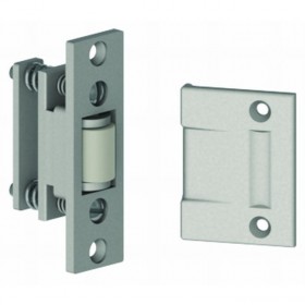 Hager 14423 Roller Latch with Full Lip Strike, # 070478 - Bright Brass