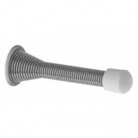 Hager 2114 3-1/8" Flexible Door Stop, # 001109 - Satin Brass