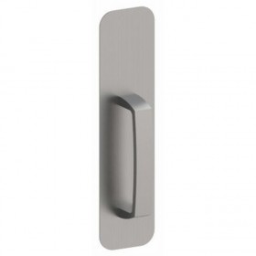 Hager 47PDUS3 Pull Plate Dummy Outside Exit Device Trim # 109021 - Bright Brass