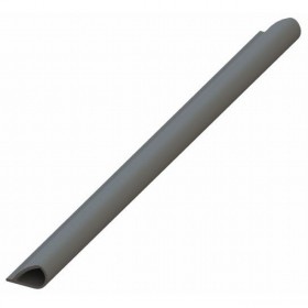 Hager 736S18WHITE 18' Press On Weatherstrip with Smoke Seal - White