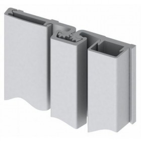 Hager 780157HD95DBA 95" Full Surface Heavy Duty Frame Face Dimension Roton Hinge Dark Bronze Anodized - Aluminum