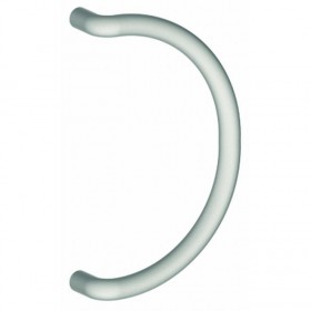 Hager 922B28BTB12 C Shaped Continuous Door Pull with Back to Back Mounting and 12" Center to Center - Aluminum