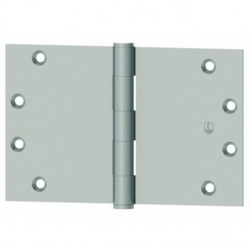 Hager WT12794125P 4-1/2" x 5" Wide Throw Square Corner Full Mortise Standard Weight Plain Bearing Hinge # 096227 - Prime Coat