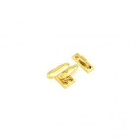 Ives 066 Casement Fastener with Multiple Strikes - Bright Brass