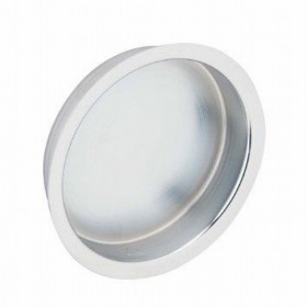Ives 221B 2-1/8" Round Flush Pull - Bright Chrome