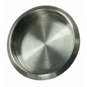 Ives 221B 2-1/8" Round Flush Pull - Satin Chrome
