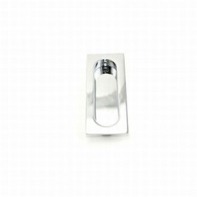 Ives 222B Rectangular Flush Pull - Bright Chrome