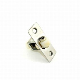 Ives 335B Adjustable Roller Catch with Full Lip Strike - Satin Chrome