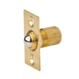 Ives 345B Adjustable Ball Catch - Bright Brass