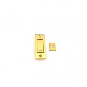 Ives 42B Pocket Door Bolt - Satin Brass