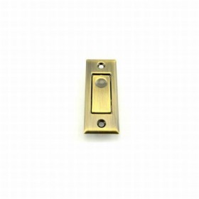 Ives 42B Pocket Door Bolt - Antique Brass