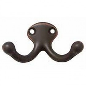 Ives 582B Double Wardrobe Hook - Aged Bronze