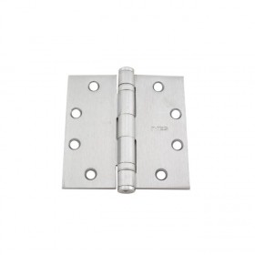 Ives 5BB1412 4-1/2" x 4-1/2" Five Knuckle Ball Bearing Standard Weight Hinge - Satin Chrome