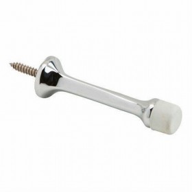 Ives 61MB 3-1/8" Solid Door Stop - Bright Chrome