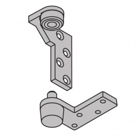 Ives 7212VTOP Right Hand 3/4" Offset Jamb Mount Top Pivot 200 Pound - Oil Rubbed Bronze