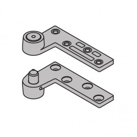 Ives 7215TOP Right Hand 3/4" Offset Top Pivot 500 Pound - Black