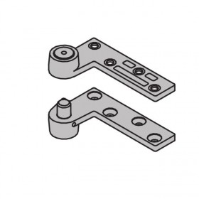 Ives 7226FTOP 3/4" Offset Fire Rated Base Plate Top Pivot 600 Pound - Satin Brass Painted