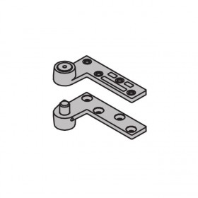 Ives 7227FTOP 3/4" Offset Fire Rated Cement Case Top Pivot 700 Pound - Aluminum Painted