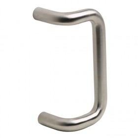 Ives 8190HD2 12" 90 Degree Offset Door Pull, 1" Round and 2-1/4" Clearance - Bright Stainless Steel