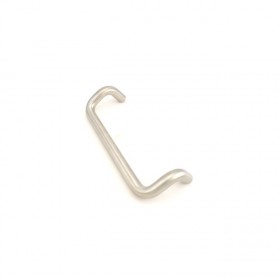 Ives 8190HD2 12" 90 Degree Offset Door Pull, 1" Round and 2-1/4" Clearance - Satin Stainless Steel