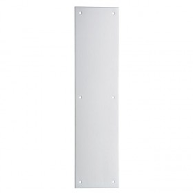 Ives 8200 3" x 12" Push Plate - Satin Chrome