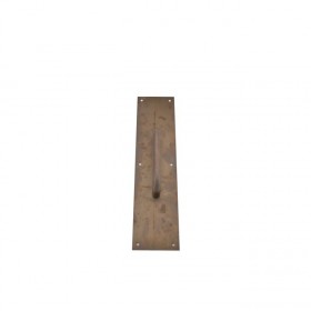 Ives 83026 6" Straight Pull 3/4" Round with 4" x 16" Plate - Oil Rubbed Bronze
