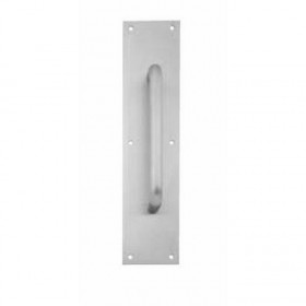 Ives 83026 6" Straight Pull 3/4" Round with 3-1/2" x 15" Plate - Aluminum