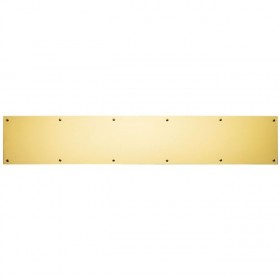 Ives 8400842 8" x 42" Kick Plate - Bright Brass