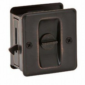 Ives 991A Privacy Sliding Door Pull - Aged Bronze
