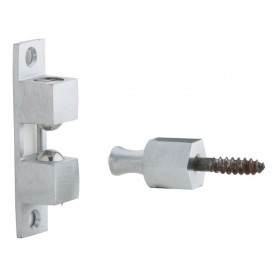 Ives CL21 4 Way Ball Catch Cabinet Latch - Satin Chrome