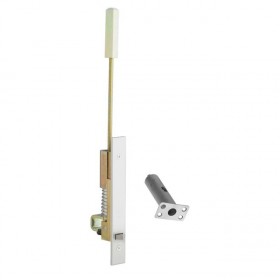 Ives FB33 Top Automatic Flush Bolt for Metal Doors with Auxiliary Fire Latch - Satin Stainless Steel