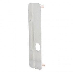 Ives LG11 9-1/2" x 3" Lock Guard - Satin Stainless Steel