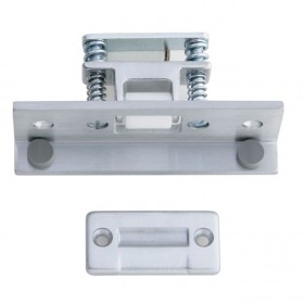 Ives RL1152 Combination Roller Latch and Applied Stop - Satin Chrome