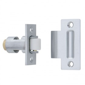 Ives RL32A Nylon Roller Latch with ASA Strike - Satin Chrome