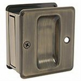 Ives SC990B609 Carded Passage Sliding Door Lock - Antique Brass