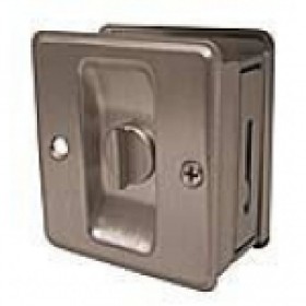 Ives SC991B620 Carded Privacy Sliding Door Lock - Antique Nickel
