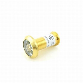 Ives U698B3 UL 190 Degree Door Viewer - Bright Brass