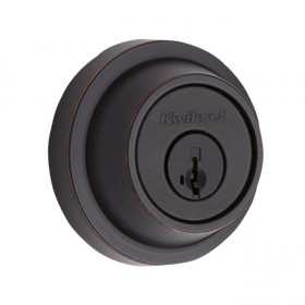 Kwikset 665CRR-SV1 Double Cylinder Contemporary Round Deadbolt with SmartKey