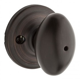 Kwikset 730L-GC Laurel Privacy Door Lock with New Chassis