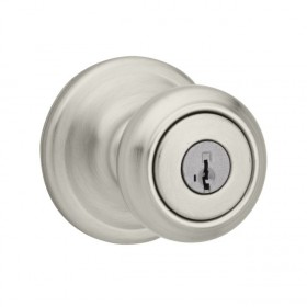 Kwikset 741CN-SBB Cameron Entry with Free Interior SmartKey in Brown Box