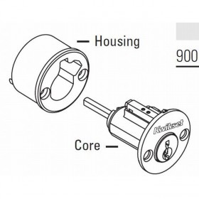 Kwikset 7767 785 Interior Cylinder with Housing