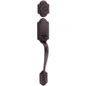 Kwikset 800ANLIP-SV1 Arlington Single Cylinder Exterior Handleset SmartKey with New Chassis