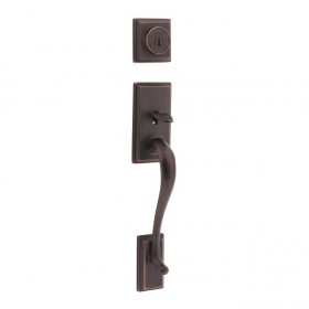 Kwikset 801HELIP Hawthorne Double Cylinder Exterior Handleset