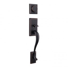 Kwikset 802HELIP Hawthorne Dummy Exterior Handleset