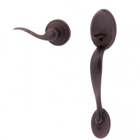 Kwikset 815CETNLRH Right Hand Passage Chelsea Handleset with Interior Right Hand Tustin Trim, No Deadbolt
