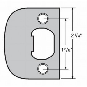 Kwikset 83030 UL Square Corner Full Lip Strike