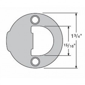 Kwikset 83929 Full Round Strike